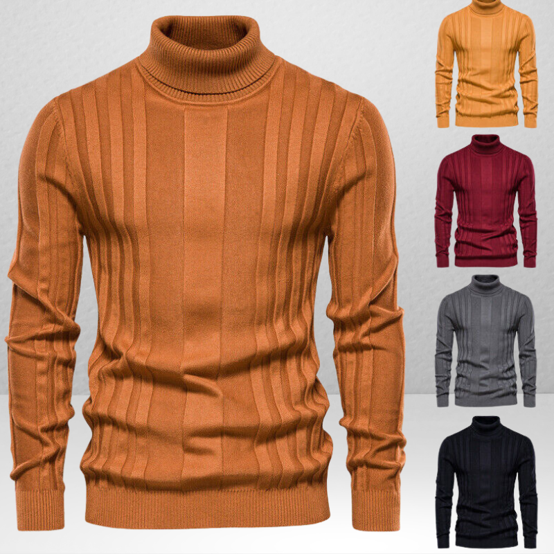 Leonidas™ | Gestreepte Turtleneck Trui